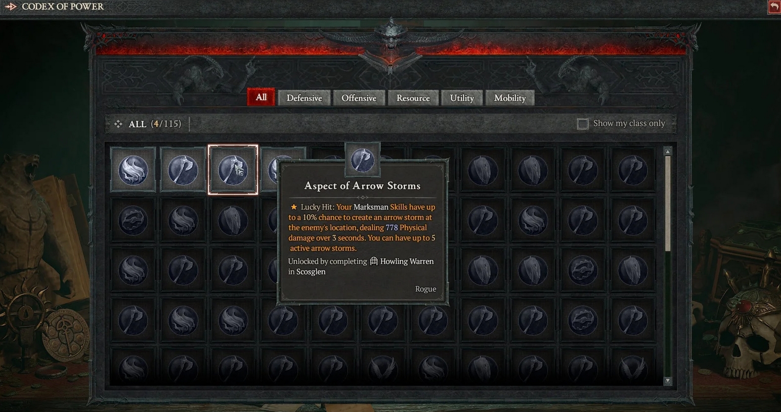 Diablo 4 Season 5 Aspects