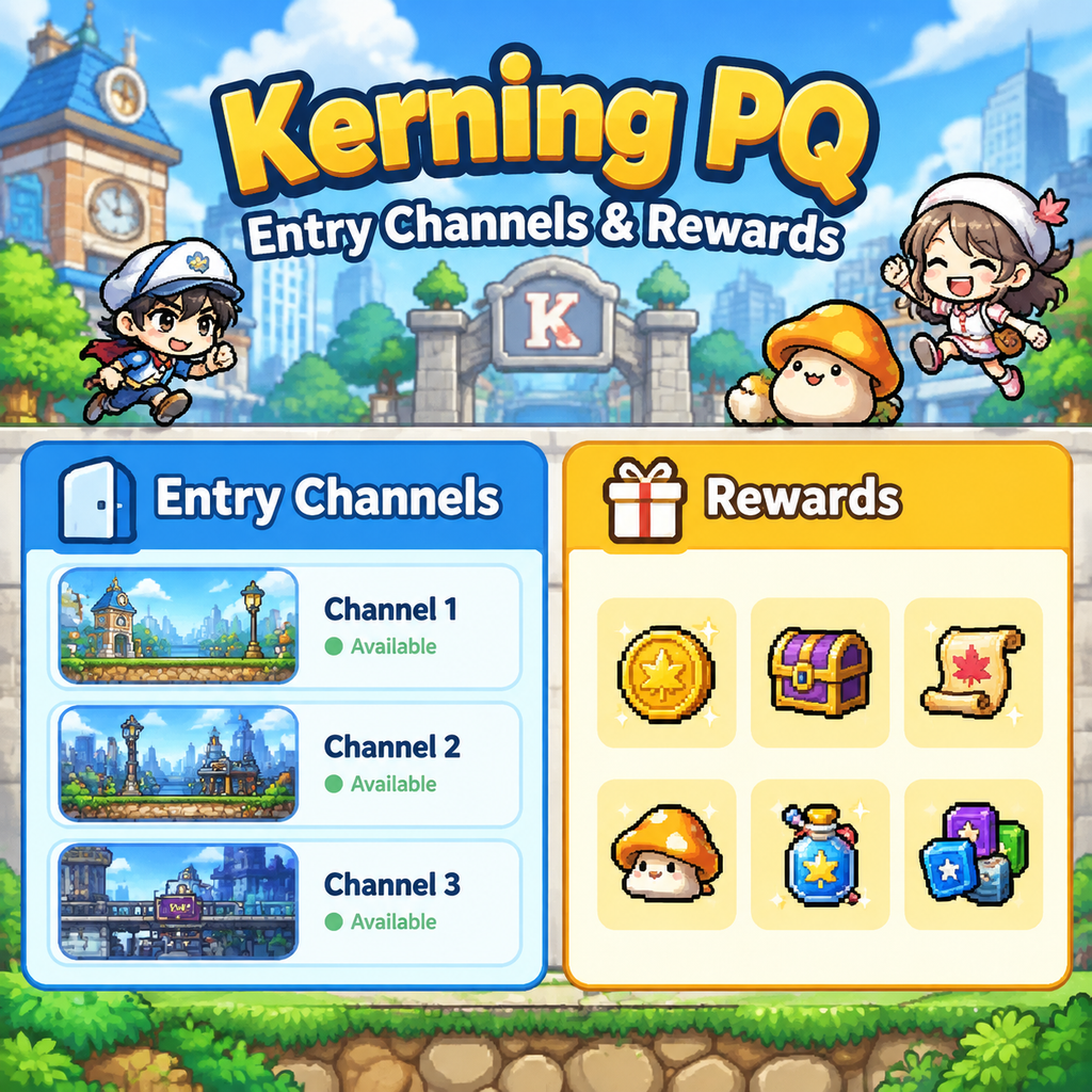 MapleStory Classic Kerning PQ: Entry Channels and Rewards